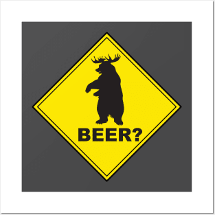 Beer bear Posters and Art